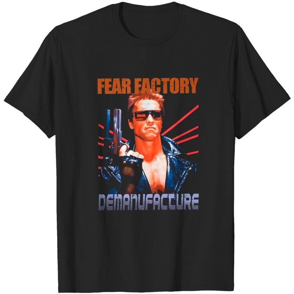 Fear Factory Unisex T-shirt, Retro 90's Graphics Unisex Tee